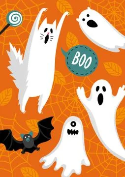 Halloween banner template Stock Illustration