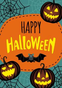 Halloween banner template Stock-Illustration
