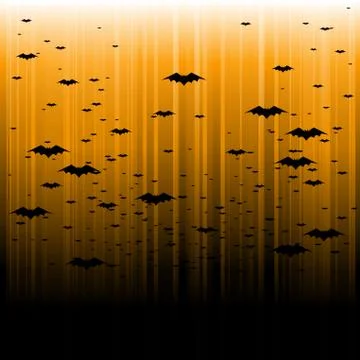 Halloween bat background Stock Illustration