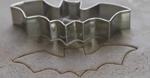 Halloween Bat Cookie Cutter Stock Photos