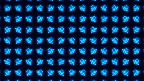 Halloween Bat in Glowing Blue Boucing Tiled Looping Motion Graphics Stock Footage 117896070