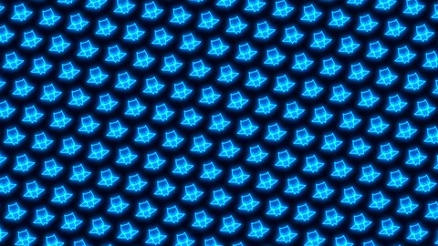 Halloween Bat in Glowing Blue Dancing Tiled Looping Motion Graphics Stock Footage 117892534