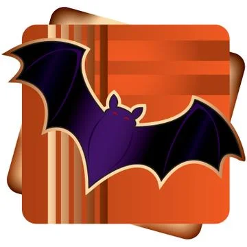 Halloween Bat Stockillustratie