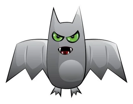 Halloween bat Ilustración de archivo