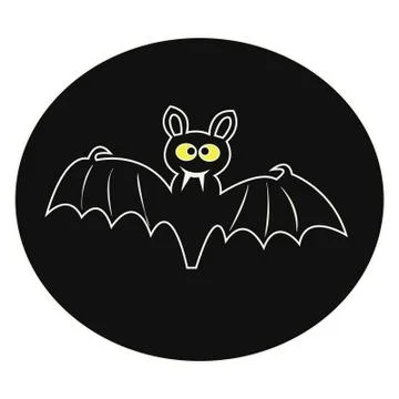 Halloween bat Stock Illustration