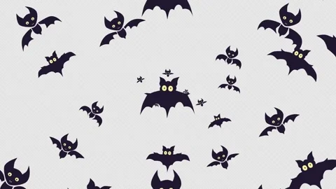 Halloween bats Stock Footage 251985456
