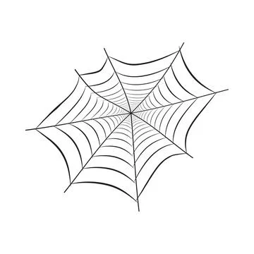 Halloween black spider webs vector design. Halloween illustration design with Illustrazione stock