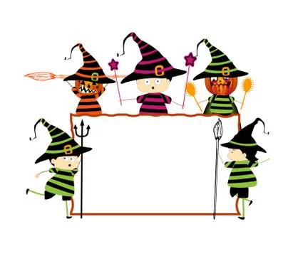 Halloween board Stock Illustration