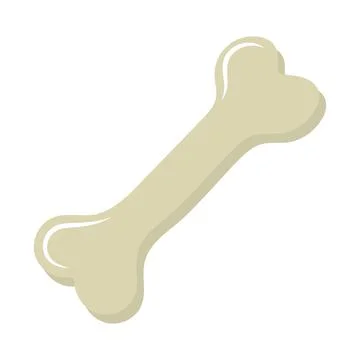 Halloween Bone or dog bone. Illustrazione stock