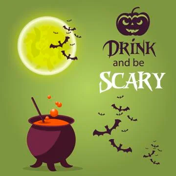 Halloween border for design Stock-Illustration