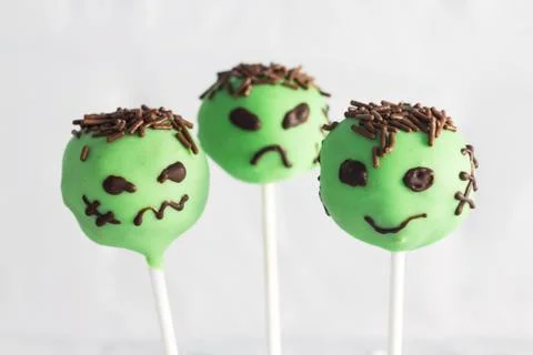 Halloween cake pops Stock Photos