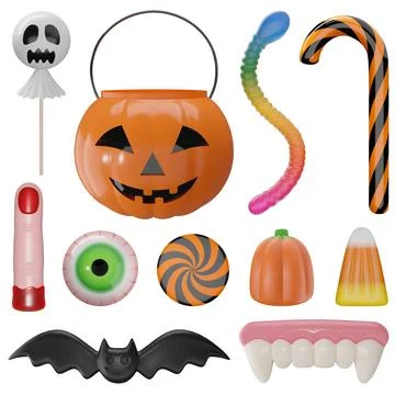 Halloween candies Stock Illustration