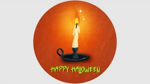 Halloween Candle Видео 251904803