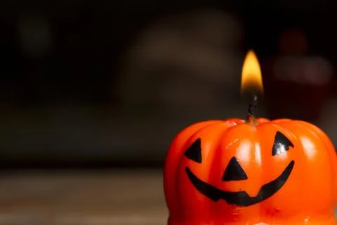 Halloween candle Foto stock