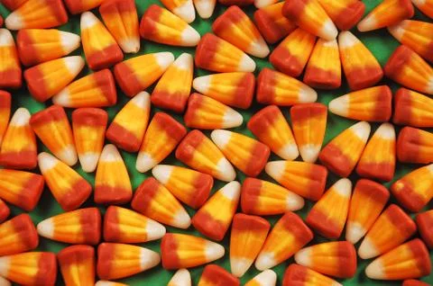 Halloween candy corn Stock Photos