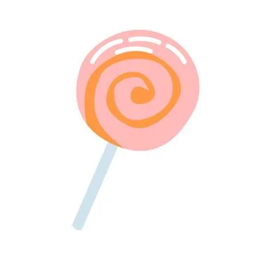Halloween candy. Cute festive element. Vector illustration in flat style Stock Illustration