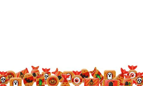 Halloween candy design background concept Stock Illustration