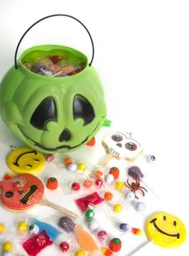 Halloween candy Stock Photos