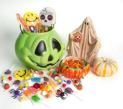 Halloween candy Stock Photos