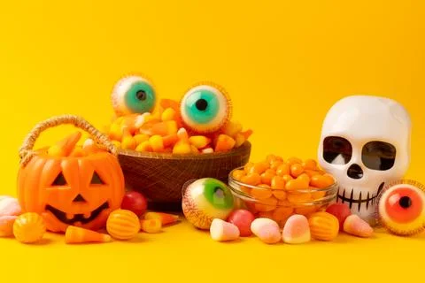 Halloween candy Stock Photos