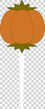 Halloween candy pumpkin Stock Illustration