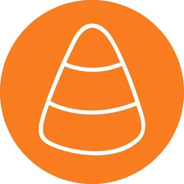 Halloween candy round graphic icon illustration 스톡 일러스트