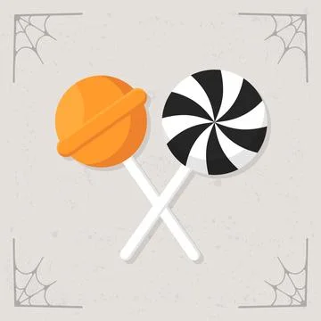 Halloween candy vector icon Stock Illustration