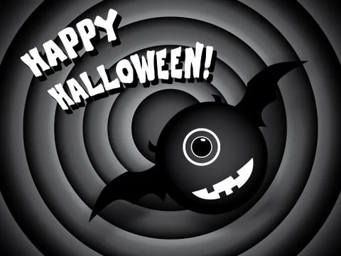 Halloween card design Stock Illustration