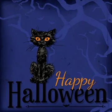 Halloween card Stock Illustration