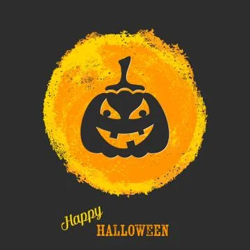 Halloween card Illustrazione stock