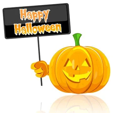 Halloween card Illustrazione stock