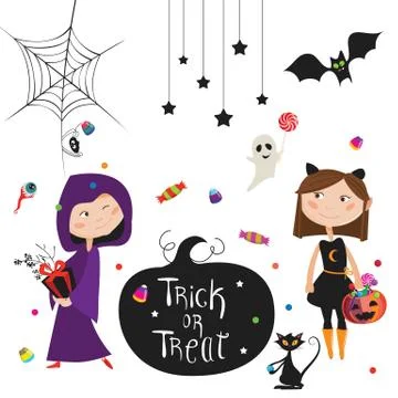 Halloween card イラスト素材