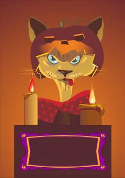 Halloween cat Stock Illustration