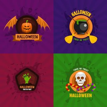 Halloween Celebration Concepts Stock Illustration
