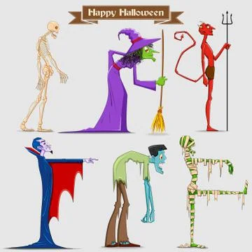 Halloween Character Stock Illustration