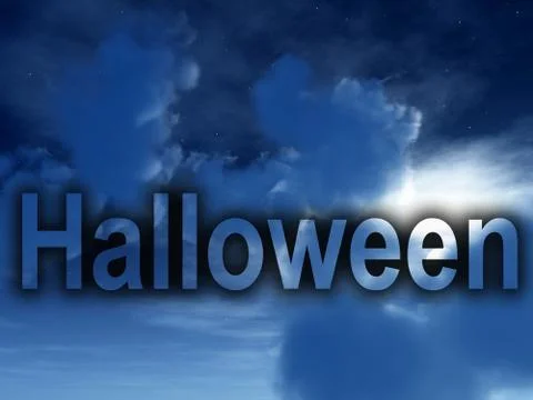 Halloween Clouds Stock Illustration