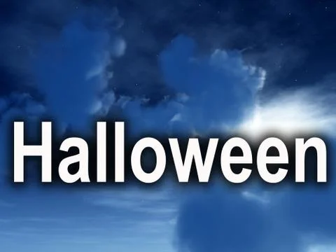 Halloween Clouds Stock Illustration