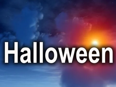 Halloween Clouds Stock Illustration