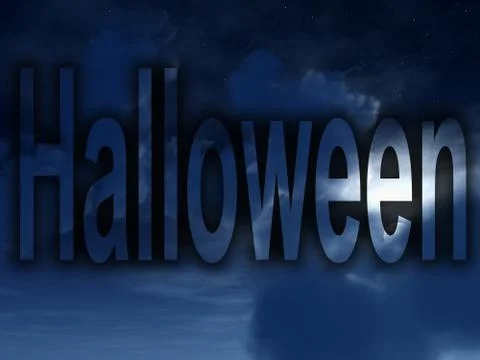 Halloween Clouds Stock Illustration