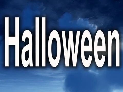 Halloween Clouds Stock Illustration