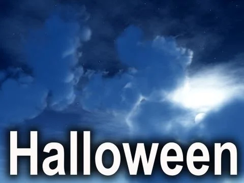 Halloween Clouds Stock Illustration