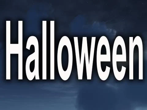 Halloween Clouds Stock Illustration