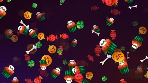 Halloween colorful elements backgrounds 스톡 일러스트