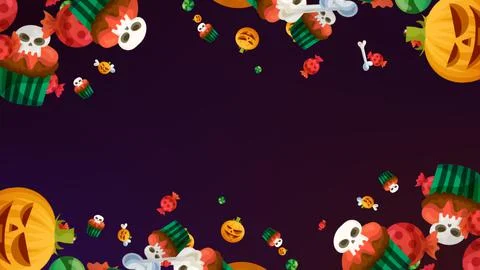 Halloween colorful elements backgrounds 스톡 일러스트