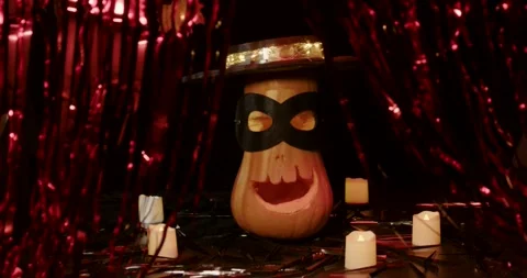 Halloween comic character Horror Zorror Stock Footage 287572921
