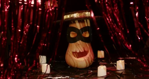 Halloween comic character Horror Zorror Stock Footage 287573256