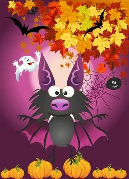 Halloween composition, Stock Illustration