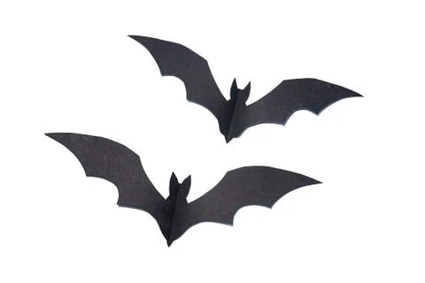 Halloween concept object isolated on white , paper cut Foto stock