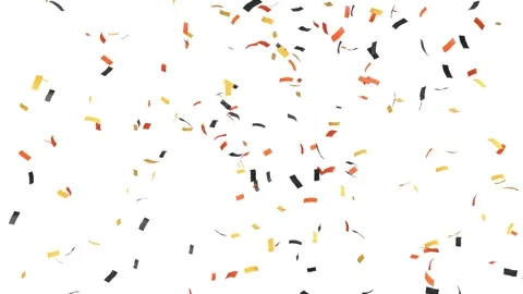 Halloween confetti explosion on white background 스톡 동영상 279567456