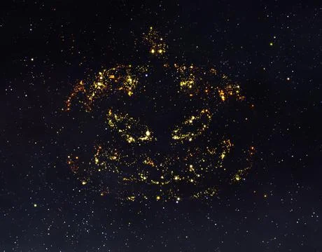 Halloween constellation Stock Illustration